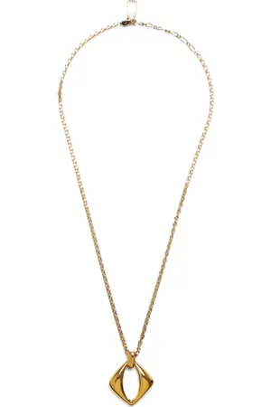 Saint Laurent Halskette mit Strassanhänger