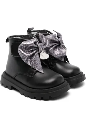 MONNALISA Stiefel mit Glitter-Schleife