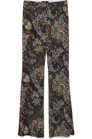 Etro Schlaghose mit Paisley-Print