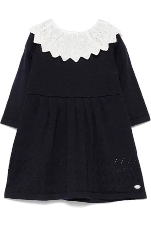 Tartine Et Chocolat Kleid mit Rüschenkragen