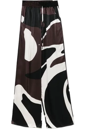 Kiton Hose mit abstraktem Print