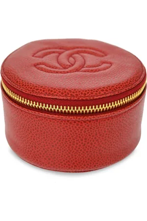 CHANEL 1992 pre-owned Schmucketui mit CC-Stickerei