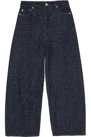 Ganni Jeans mit weitem Bein