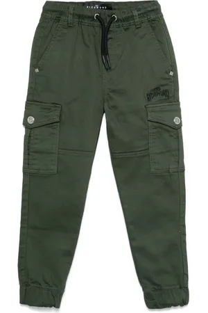 John Richmond Hose mit Logo-Stickerei