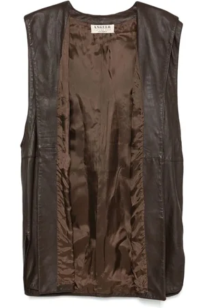 A.N.G.E.L.O. Vintage Cult 1970s Weste aus Leder