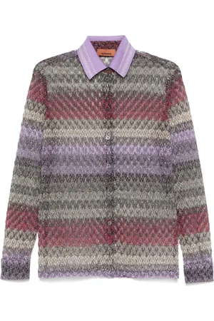 Missoni Hemd aus Lamé-Spitze