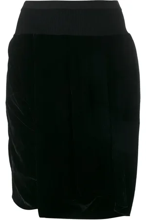 Rick Owens Knielange Samtshorts
