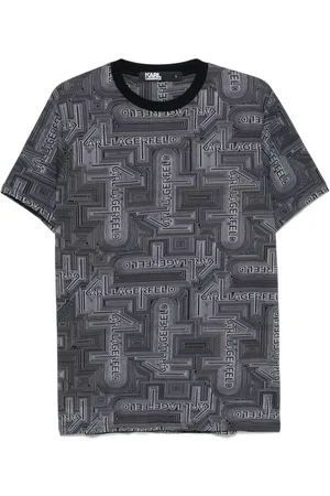 Karl Lagerfeld Gemustertes T-Shirt