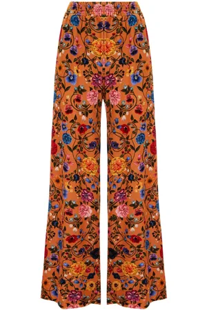 La DoubleJ Palazzohose mit Blumen-Print