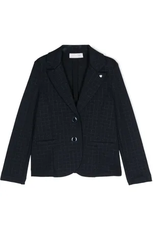 MONNALISA Blazer mit Glitter-Karo