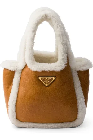 Prada Mini Shearling-Handtasche