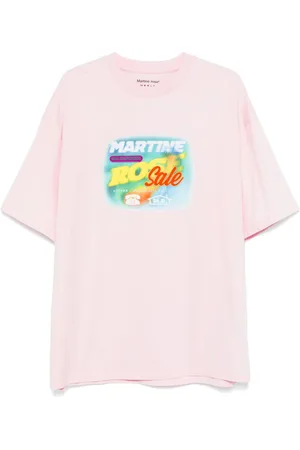 MARTINE ROSE T-Shirt mit grafischem Print