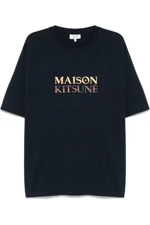 Maison Kitsuné T-Shirt mit Farbverlauf-Logo