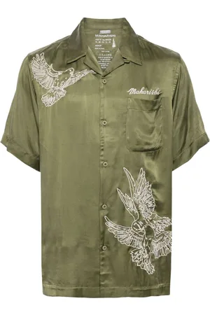 Maharishi Peace Dove Hemd mit Stickerei