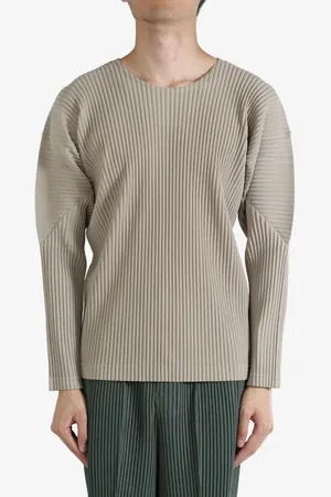 Issey Miyake Plissé long sleeve t-shirt
