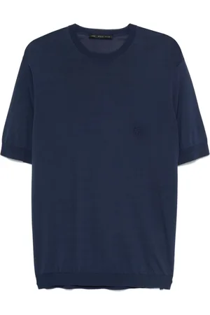 LOW BRAND Fein gestricktes T-Shirt