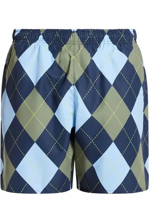 Lacoste Badeshorts mit Argyle-Muster