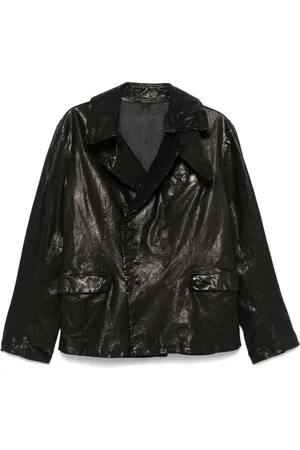 YOHJI YAMAMOTO Klassische Lederjacke