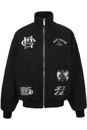 MASTERMIND JAPAN Strukturierte Jacke mit Logo-Print