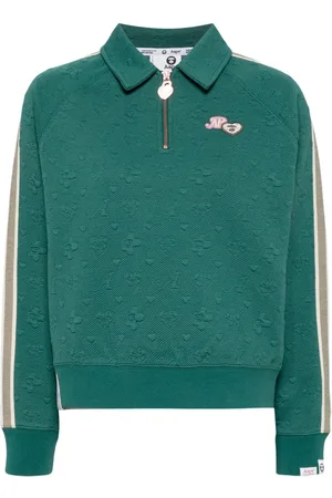 A Bathing Ape Moonface Sweatshirt mit kurzem Reißverschluss