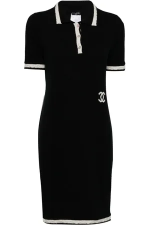 CHANEL 2004 Kleid mit kurzen Ärmeln