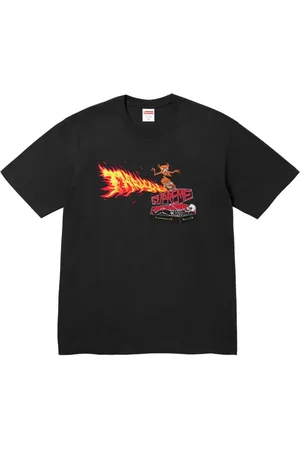 Supreme X Thrasher Back Tail "Black" T-Shirt