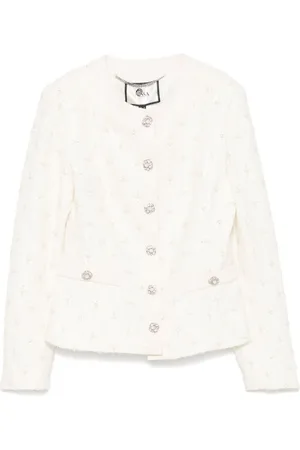 NISSA Bestickte Jacquard-Jacke