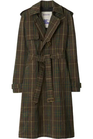 Burberry Karierter Trenchcoat
