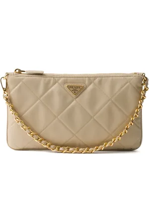 Prada Gesteppte Re-Nylon Clutch