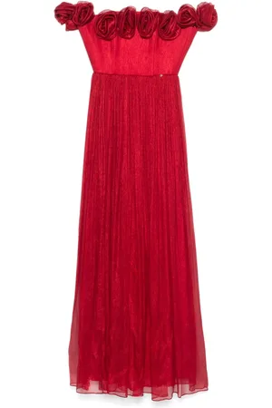 NISSA Maxikleid mit Blumenapplikation