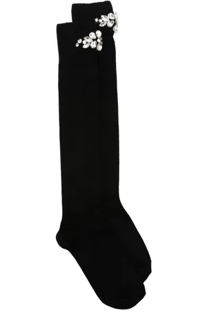 Simone Rocha Socken mit Kristallverzierung