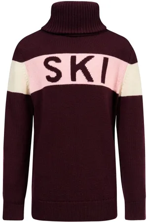 Perfect Moment Rollkragenpullover mit Stickerei