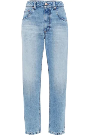 Brunello Cucinelli Jeans in Distressed-Optik