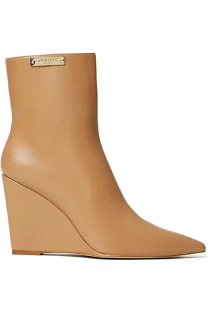 Twin-Set Stiefeletten mit Logo-Schild 100mm