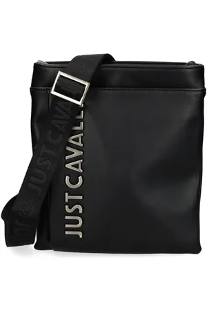 Roberto Cavalli Kuriertasche aus Leder