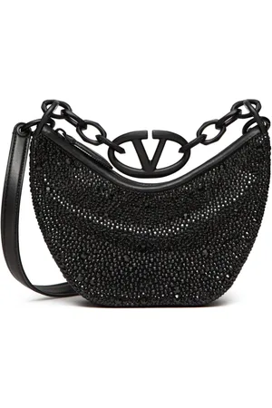 VALENTINO GARAVANI Mini VLogo Moon Hobo Tasche