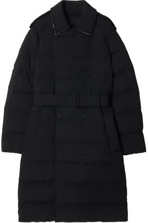 Burberry Gefütterter Nylon-Mantel in Midilänge