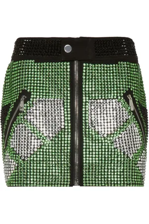 Philipp Plein Rock mit Kristallen