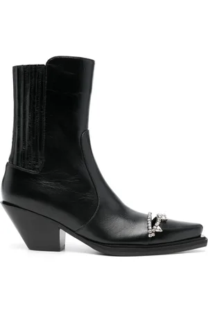 AREA Stiefel mit Kristallen 55mm