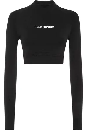 Philipp Plein Cropped-Sport-Top mit Reißverschluss