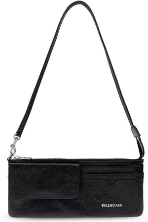 Balenciaga Schultertasche mit Logo-Print