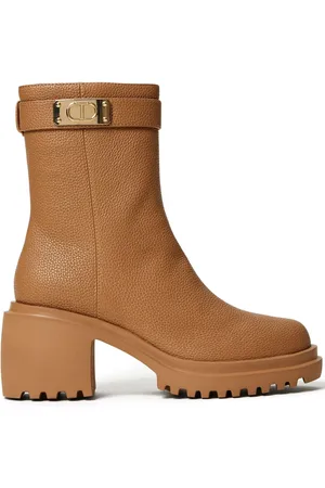 Twin-Set Stiefel mit Logo-Schild 70mm