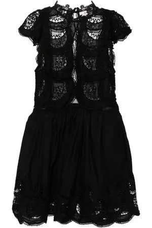SEA Drea Kleid mit Flatterärmeln