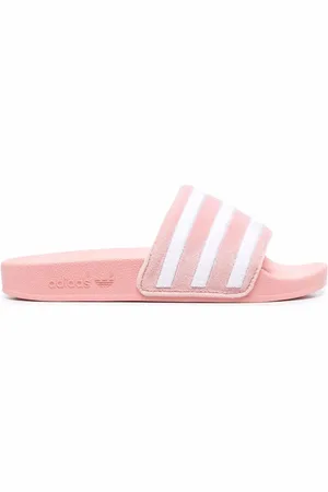 adidas Pantoletten mit Streifen