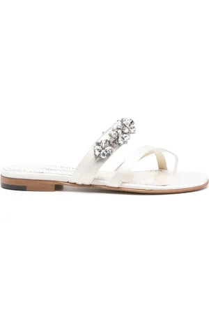Manolo Blahnik Perlusa Sandalen