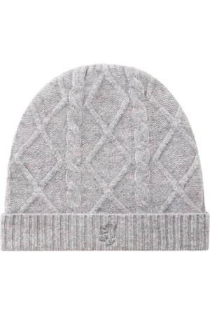 PRINGLE OF SCOTLAND Kaschmirmütze mit Zopfmuster