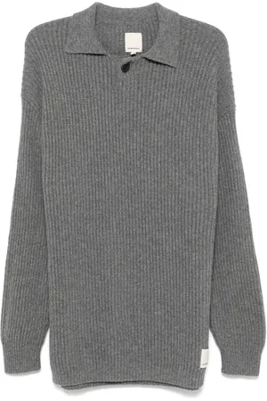 Emporio Armani Poloshirt aus geripptem Strick
