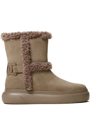 Twin-Set Schnürstiefel mit Faux Fur