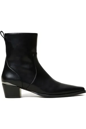 Twin-Set Stiefeletten mit laminiertem Einsatz 50mm