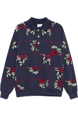 Drôle de Monsieur La Polo Patchwork Fleurs Oberteil